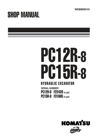  Unlock the full potential of your KOMATSU PC12R-8 and PC15R-8 excavators with the comprehensive SHOP MANUAL WEBM000101, available as a convenient PDF file. This essential resource provides detailed maintenance and repair instructions, ensuring your machinery operates at peak performance. With easy navigation and clear diagrams, you can quickly find the information you need to keep your equipment running smoothly. Invest in this manual today to enhance your operational efficiency and prolong the life of you