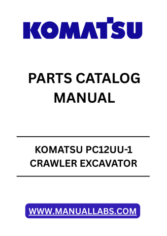 Discover the essential KOMATSU PC12UU-1 Crawler Excavator Parts Catalog Manual, designed specifically for models SN 1001 and up. This comprehensive PDF file serves as a vital resource for operators and technicians, providing detailed diagrams and part numbers to streamline maintenance and repairs.