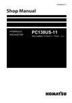 Unlock the full potential of your KOMATSU PC138US-11 excavator with the comprehensive Hydraulic Excavator Shop Manual (WENBM00131). This PDF file is an essential resource for operators and technicians, providing detailed insights into maintenance, troubleshooting, and repair procedures. With clear diagrams and step-by-step instructions, you can ensure optimal performance and longevity of your equipment. Invest in this manual today to enhance your operational efficiency and reduce downtime.