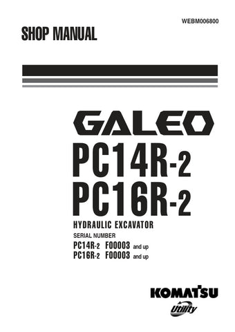 Unlock the full potential of your KOMATSU PC14R-2 and PC16R-2 hydraulic excavators with the comprehensive SHOP MANUAL (WEBM006800) in PDF format. This essential resource provides detailed schematics, maintenance guidelines, and troubleshooting tips, ensuring your machinery operates at peak performance. Perfect for both seasoned professionals and DIY enthusiasts, this manual is your go-to guide for efficient repairs and upkeep, helping you save time and money while extending the life of your equipment. Don't