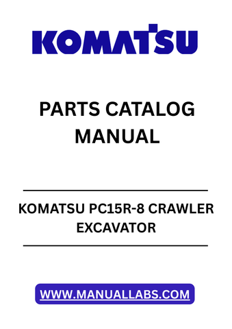 Discover the essential KOMATSU PC15R-8 Crawler Excavator Parts Catalog Manual, designed specifically for models with serial number F20001 and above. This comprehensive PDF file serves as a vital resource for operators and technicians, providing detailed diagrams and part numbers to ensure accurate repairs and maintenance.
