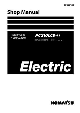 Unlock the full potential of your KOMATSU PC210LCE-11 hydraulic excavator with the comprehensive shop manual SEN06970-02, available in a convenient PDF format. This essential resource provides detailed diagrams, maintenance tips, and troubleshooting guidance, ensuring you can keep your equipment running smoothly and efficiently. Perfect for both seasoned professionals and DIY enthusiasts, this manual is your go-to guide for maximizing performance and minimizing downtime. Don't miss out on the opportunity to
