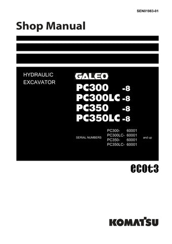 Discover the ultimate resource for your Komatsu machinery with the KOMATSU PC300-8, PC300LC-8, PC350-8, and PC350LC-8 Shop Manual SEN01983-01 in PDF format. This comprehensive manual provides detailed insights into maintenance, troubleshooting, and repair procedures, ensuring your equipment operates at peak performance. With easy navigation and clear illustrations, you can quickly find the information you need to keep your machines running smoothly. Invest in this essential guide today and enhance your oper