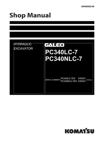 Unlock the full potential of your KOMATSU PC340LC-7 and PC340NLC-7 hydraulic excavators with the comprehensive shop manual UEN00262-00, available in a convenient PDF format. This essential resource provides detailed diagrams, maintenance procedures, and troubleshooting tips, ensuring you can keep your equipment running smoothly and efficiently. Perfect for both seasoned professionals and DIY enthusiasts, this manual is your go-to guide for maximizing performance and minimizing downtime. Don't miss out on th