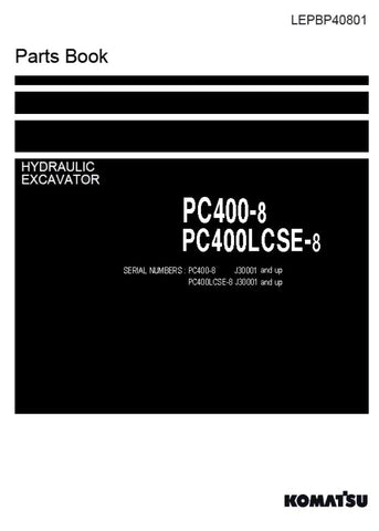 Unlock the full potential of your Komatsu PC400-8 and PC400LCSE-8 hydraulic excavators with the comprehensive parts book manual SEBM025305, available in a convenient PDF format. This essential resource provides detailed diagrams, specifications, and part numbers, ensuring you have everything you need for efficient maintenance and repairs. Streamline your operations and minimize downtime by having this invaluable guide at your fingertips, making it easier than ever to keep your machinery running smoothly.