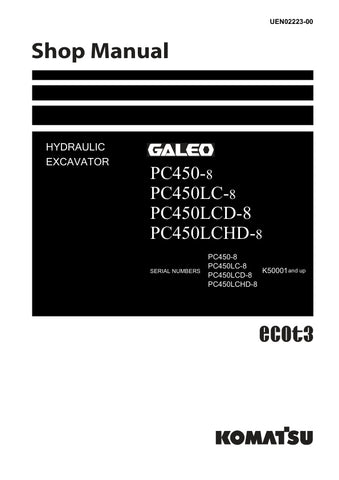 Unlock the full potential of your KOMATSU PC450-8 series excavators with the comprehensive Hydraulic Excavator Shop Manual (UEN02223-00) in PDF format. This essential guide provides detailed insights into maintenance, troubleshooting, and repair procedures, ensuring your machinery operates at peak performance. With easy navigation and clear illustrations, this manual is designed for both seasoned professionals and newcomers alike, making it an invaluable resource for keeping your excavator in top condition.