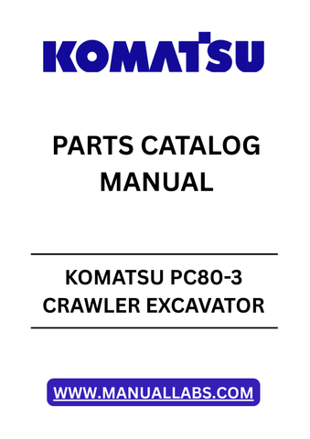 Unlock the full potential of your KOMATSU PC80-3 Crawler Excavator with our comprehensive Parts Catalog Manual, specifically designed for models from 2001 and up. This PDF file serves as an essential resource for operators and mechanics alike, providing detailed diagrams and part numbers to streamline your maintenance and repair processes.