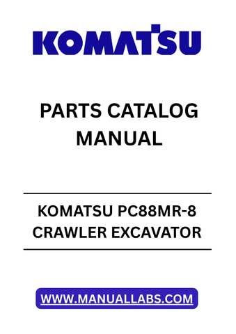 Unlock the full potential of your KOMATSU PC88MR-8 Crawler Excavator with our comprehensive Parts Catalog Manual. This PDF file is meticulously designed for machines with serial numbers 5001 and up, providing you with detailed diagrams and specifications to ensure you have the right parts at your fingertips.