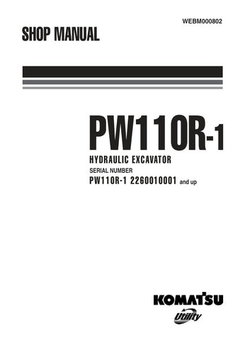 Unlock the full potential of your KOMATSU PW110R-1 hydraulic excavator with the comprehensive shop manual WEBM000802, available in a convenient PDF format. This essential resource provides detailed diagrams, maintenance tips, and troubleshooting guidance, ensuring you can keep your equipment running smoothly and efficiently. Perfect for both seasoned professionals and DIY enthusiasts, this manual is your go-to guide for maximizing performance and minimizing downtime. Don't miss out on the opportunity to enh