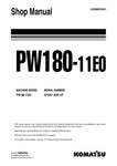Unlock the full potential of your KOMATSU PW180-11E0 with the comprehensive SHOP MANUAL VENBM70001, available as a convenient PDF file. This essential resource provides detailed insights into maintenance, troubleshooting, and repair procedures, ensuring your equipment operates at peak performance. With easy navigation and clear illustrations, this manual is designed for both seasoned professionals and DIY enthusiasts, making it an invaluable addition to your toolkit. Don't miss out on the opportunity to enh