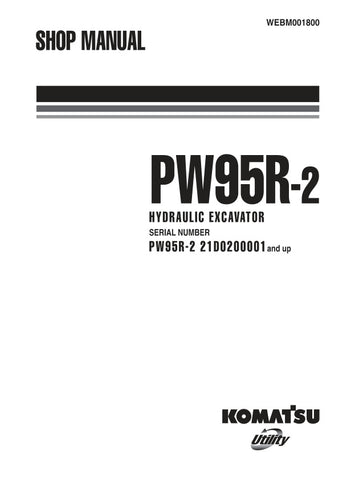 Unlock the full potential of your KOMATSU PW95R-2 with the comprehensive Shop Manual (WEBM001800) in PDF format. This essential resource provides detailed insights into maintenance, troubleshooting, and repair procedures, ensuring your equipment operates at peak performance. With easy navigation and clear illustrations, this manual is designed for both seasoned professionals and DIY enthusiasts, making it an invaluable addition to your toolkit. Don't miss the opportunity to enhance your operational efficien