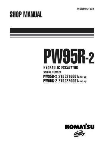 Unlock the full potential of your Komatsu PW95R-2 with the comprehensive Shop Manual (WEBM001802) in PDF format. This essential guide provides detailed insights into maintenance, troubleshooting, and repair procedures, ensuring your equipment operates at peak performance. With easy navigation and clear illustrations, this manual is designed for both seasoned professionals and DIY enthusiasts, making it an invaluable resource for keeping your machinery in top condition. Don't miss out on the opportunity to e