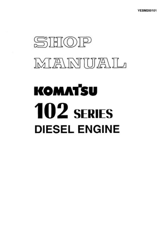 Unlock the full potential of your KOMATSU S6D102E-1, SA6D102E-1, and SAA6D102E-2 diesel engines with the comprehensive YEBM200101 shop manual in PDF format. This essential resource provides detailed insights into maintenance, troubleshooting, and repair procedures, ensuring your engine operates at peak performance. With clear diagrams and step-by-step instructions, you'll save time and reduce costs by tackling repairs with confidence. Perfect for both professionals and DIY enthusiasts, this manual is your g