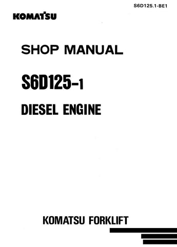Discover the comprehensive KOMATSU S6D125-1 ENGINE (S6D125.1-BE1) SHOP MANUAL, now available in a convenient PDF format. This essential manual provides detailed insights into the S6D125.1-BE1 engine, featuring step-by-step instructions for maintenance, troubleshooting, and repair. With clear diagrams and expert tips, this resource is designed to enhance your understanding and efficiency, ensuring your engine operates at peak performance. Perfect for mechanics and enthusiasts alike, this manual is a must-hav
