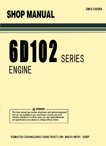 Unlock the full potential of your KOMATSU SA6D102E-1, SAA6D102E-2, and 6D102 series engines with the comprehensive Shop Manual SMEE1020K0, available in a convenient PDF format. This essential resource provides detailed insights into maintenance, troubleshooting, and repair procedures, ensuring your engine operates at peak performance. With clear illustrations and step-by-step instructions, this manual is designed for both seasoned professionals and DIY enthusiasts, making it an invaluable addition to your t
