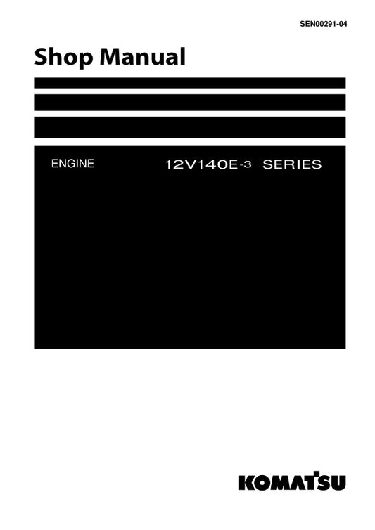 Unlock the full potential of your Komatsu machinery with the KOMATSU SAA12V140E-3 ENGINE shop MANUAL SEN00291-04 in PDF format. This comprehensive guide provides detailed insights into maintenance, troubleshooting, and repair procedures, ensuring your engine operates at peak performance. With easy navigation and clear illustrations, this manual is an essential resource for both seasoned technicians and DIY enthusiasts. Invest in your equipment's longevity and efficiency today by securing this invaluable 