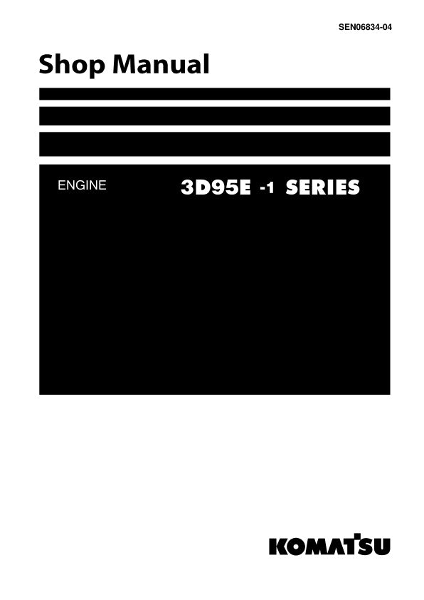 Unlock the full potential of your KOMATSU SAA3D95E-1 engine with the comprehensive 3D95E-1 Series Engine Shop Manual (SEN06834-04) in PDF format. This essential resource provides detailed diagrams, troubleshooting tips, and maintenance procedures, ensuring you have everything you need for efficient repairs and optimal performance. Perfect for mechanics and DIY enthusiasts alike, this manual is your go-to guide for keeping your engine running smoothly and reliably. Don't miss out on the opportunity to enhanc