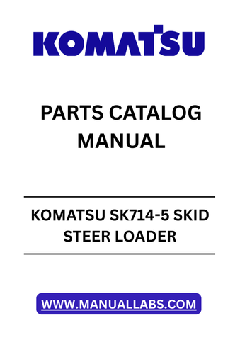 Discover the ultimate resource for maintaining your KOMATSU SK714-5 Skid Steer Loader with our comprehensive Parts Catalog Manual. This PDF file is designed specifically for models with serial number 37AF00004 and above, ensuring you have the most accurate and up-to-date information at your fingertips.