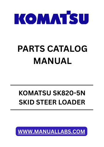 Discover the ultimate resource for maintaining your KOMATSU SK820-5N Skid Steer Loader with our comprehensive Parts Catalog Manual. This PDF file is designed specifically for models SN A40001-A40242, ensuring you have access to the most accurate and detailed information available.
