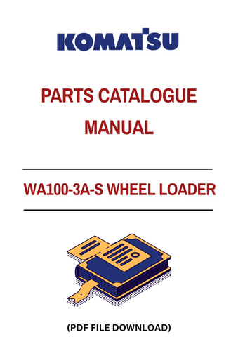 Discover the essential KOMATSU WA100-3A-S Wheel Loader Parts Catalog Manual, designed specifically for serial numbers 50001-52999. This comprehensive PDF file serves as a vital resource for maintenance and repair, ensuring you have access to detailed parts information at your fingertips.