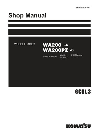 Unlock the full potential of your KOMATSU WA200-6 and WA200PZ-6 wheel loaders with the comprehensive SHOP MANUAL SEN05282C0-07, available in a convenient PDF format. This essential resource provides detailed maintenance procedures, troubleshooting tips, and specifications to ensure optimal performance and longevity of your equipment. With easy navigation and clear illustrations, this manual is designed for both seasoned professionals and DIY enthusiasts, making it an invaluable addition to your toolkit. Don