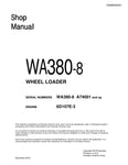 Unlock the full potential of your KOMATSU WA380-8 Wheel Loader with the comprehensive CEBM030401 Shop Manual in PDF format. This essential resource provides detailed insights into maintenance, troubleshooting, and repair procedures, ensuring your equipment operates at peak performance. With easy navigation and clear illustrations, this manual is designed for both seasoned professionals and DIY enthusiasts, making it an invaluable addition to your toolkit. Don't miss the opportunity to enhance your operation