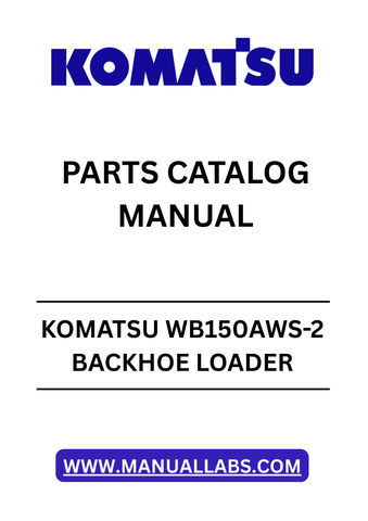 Discover the essential KOMATSU WB150AWS-2 Backhoe Loader Parts Catalog Manual, designed specifically for models SN 150F80001 and up. This comprehensive PDF file serves as your go-to resource for identifying and sourcing the right parts for your backhoe loader, ensuring optimal performance and longevity.