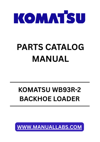 Discover the essential KOMATSU WB93R-2 Backhoe Loader Parts Catalog Manual, designed specifically for model SN 93F2453-UP. This comprehensive PDF file serves as a vital resource for operators and mechanics alike, providing detailed diagrams and part numbers to streamline maintenance and repairs.