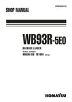 Unlock the full potential of your KOMATSU WB93R-5E0 backhoe-loader with the comprehensive SHOP MANUAL (WEBM008102) in PDF format. This essential guide, designed for models F61569 and up, provides detailed schematics, maintenance tips, and troubleshooting advice to keep your equipment running smoothly. With easy navigation and clear instructions, this manual is an invaluable resource for both seasoned professionals and DIY enthusiasts, ensuring you can tackle any repair or maintenance task with confidence. D