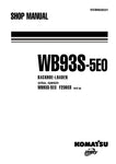 Unlock the full potential of your KOMATSU WB93S-5E0 Backhoe Loader with the comprehensive Shop Manual (WEBM008301) in PDF format. This essential guide provides detailed insights into maintenance, troubleshooting, and repair procedures, ensuring your equipment operates at peak performance. With easy navigation and clear illustrations, this manual is designed for both seasoned professionals and DIY enthusiasts, making it an invaluable resource for keeping your machinery in top condition. Don't miss out on the