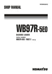 Unlock the full potential of your KOMATSU WB97R-5E0 Backhoe-Loader with the comprehensive SHOP MANUAL (WEBM008202) in PDF format. This essential guide provides detailed insights into maintenance, troubleshooting, and repair procedures, ensuring your equipment operates at peak performance. With easy navigation and clear illustrations, this manual is designed for both seasoned professionals and DIY enthusiasts, making it an invaluable resource for keeping your machinery in top shape. Don't miss out on the opp