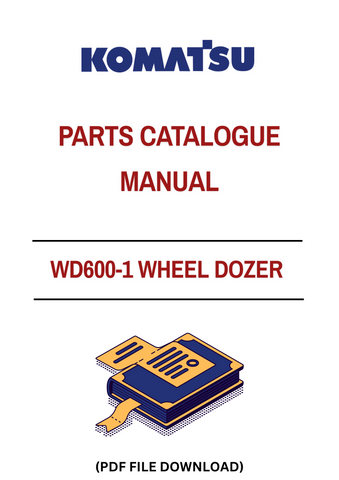 Discover the essential KOMATSU WD600-1 Wheel Dozer Parts Catalog Manual, designed specifically for models SN 10001 and up. This comprehensive PDF file serves as a vital resource for operators and maintenance professionals, providing detailed diagrams and part numbers to ensure accurate repairs and replacements.