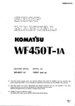 Unlock the full potential of your KOMATSU WF450T-1A with the comprehensive Shop Manual SEBM041K0101, available in a convenient PDF format. This essential resource provides detailed insights into maintenance, troubleshooting, and repair procedures, ensuring your equipment operates at peak performance. With easy navigation and clear illustrations, this manual is designed for both seasoned professionals and DIY enthusiasts, making it an invaluable addition to your toolkit. Don't miss the opportunity to enhance