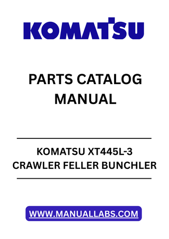 Discover the essential KOMATSU XT445L-3 Crawler Feller Buncher Parts Catalog Manual, designed specifically for models SN A3101 and up. This comprehensive PDF file serves as a vital resource for operators and technicians, providing detailed diagrams and part numbers to streamline maintenance and repairs.