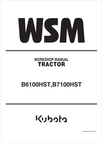 Unlock the full potential of your KUBOTA B6100HST and B7100HST tractors with the comprehensive Workshop Manual (9Y011-10632) in PDF format. This essential guide provides detailed instructions, diagrams, and troubleshooting tips to ensure your tractor operates at peak performance. Whether you're a seasoned mechanic or a DIY enthusiast, this manual is your go-to resource for maintenance and repairs, helping you save time and money while keeping your equipment in top shape. Don't miss out on the opportunity to