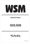 Unlock the full potential of your KUBOTA G23 and G26 Mover with the comprehensive Engine Workshop Manual (9Y111-02941) in PDF format. This essential guide provides detailed insights into the engine's mechanics, ensuring you have the knowledge to maintain and repair your equipment effectively.