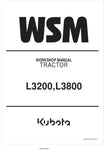Unlock the full potential of your KUBOTA L3200 and L3800 tractors with the comprehensive Workshop Manual (9Y111-06251) in PDF format. This essential guide provides detailed instructions, diagrams, and specifications to help you maintain and repair your equipment efficiently.