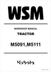 Unlock the full potential of your KUBOTA M5091 and M5111 tractors with the comprehensive Workshop Manual (9Y111-20842) in PDF format. This essential guide provides detailed instructions, diagrams, and troubleshooting tips to ensure your tractor operates at peak performance. Whether you're a seasoned mechanic or a DIY enthusiast, this manual is your go-to resource for maintenance and repairs, helping you save time and money while keeping your equipment in top shape. Don't miss out on the opportunity to enhan