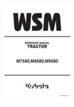 Unlock the full potential of your KUBOTA M7580, M8580, and M9580 tractors with the comprehensive Workshop Manual (9Y011-11233) in PDF format. This essential guide provides detailed insights into maintenance, troubleshooting, and repair procedures, ensuring your equipment operates at peak performance.