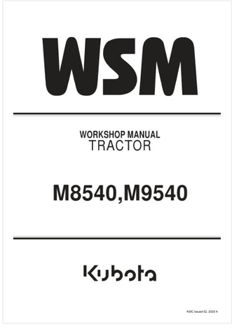 Unlock the full potential of your KUBOTA M8540 and M9540 tractors with the comprehensive Workshop Manual (9Y011-14006) in PDF format. This essential guide provides detailed instructions, diagrams, and troubleshooting tips to ensure your tractor operates at peak performance. Whether you're performing routine maintenance or tackling complex repairs, this manual is your go-to resource for efficient and effective service. Download now and keep your machinery running smoothly for years to come!