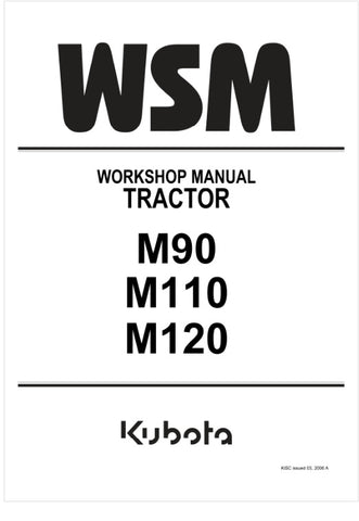 Unlock the full potential of your KUBOTA M90, M110, and M120 tractors with the comprehensive Workshop Manual (Part Number: 97897-12940). This PDF file is an essential resource for both seasoned mechanics and DIY enthusiasts, providing detailed insights into maintenance, troubleshooting, and repair procedures tailored specifically for these powerful machines.
