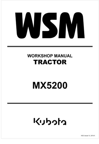 Unlock the full potential of your KUBOTA MX5200 tractor with the comprehensive Workshop Manual (9Y111-19580) in PDF format. This essential guide provides detailed instructions, diagrams, and troubleshooting tips to ensure your tractor operates at peak performance. Whether you're performing routine maintenance or tackling complex repairs, this manual is your go-to resource for maximizing efficiency and longevity. Download now and empower yourself with the knowledge to keep your equipment running smoothly.