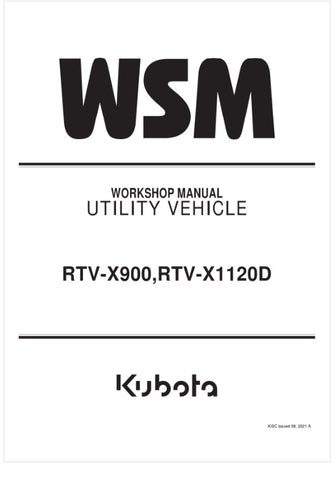 Unlock the full potential of your KUBOTA RTV-X900 and RTV-X1120D with the comprehensive workshop manual (9Y111-26171) in PDF format. This essential guide provides detailed instructions, diagrams, and troubleshooting tips to ensure your vehicle operates at peak performance. Whether you're a seasoned mechanic or a DIY enthusiast, this manual is your go-to resource for maintenance and repairs, helping you save time and money while keeping your equipment in top shape. Don't miss out on the opportunity to enhanc