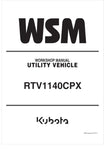 Unlock the full potential of your KUBOTA RTV1140CPX Utility Vehicle with the comprehensive Workshop Manual (9Y111-02933) in PDF format. This essential guide is designed to provide you with detailed insights into maintenance, troubleshooting, and repair procedures, ensuring your vehicle operates at peak performance.