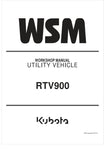 Unlock the full potential of your KUBOTA RTV900 Utility Vehicle with the comprehensive Workshop Manual (9Y111-19900) in PDF format. This essential guide provides detailed insights into maintenance, troubleshooting, and repair procedures, ensuring your vehicle operates at peak performance.