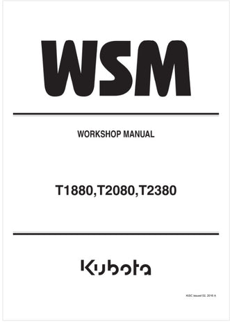 Unlock the full potential of your KUBOTA T1880, T2080, and T2380 with the comprehensive Workshop Manual (9Y111-01106) in PDF format. This essential guide provides detailed instructions, diagrams, and troubleshooting tips to ensure your equipment runs smoothly and efficiently. Perfect for both seasoned mechanics and DIY enthusiasts, this manual empowers you to perform maintenance and repairs with confidence, saving you time and money. Download your copy today and keep your KUBOTA in peak condition!