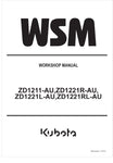 Unlock the full potential of your Kubota ZD1211-AU, ZD1221R-AU, ZD1221L-AU, and ZD1221RL-AU with the comprehensive Workshop Manual (9Y111-13715) in PDF format. This essential guide provides detailed insights into maintenance, troubleshooting, and repair procedures, ensuring your equipment operates at peak performance.