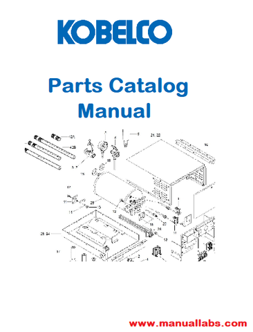 Kobelco LK550 – Mark II Wheel Loader ASN RM2201 Parts Catalog Manual - PDF File Download