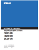Discover the comprehensive operator manual for Kobelco Hydraulic Excavators SK25SR, SK30SR, and SK35SR2. Enhance your operational efficiency today.