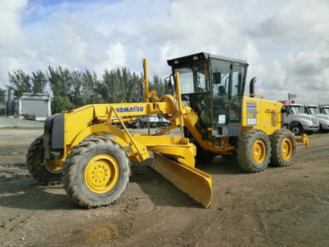 Komatsu GD555-3 Motor Grader Shop Service Repair Manual S/N 50001-UP PDF Download - Manual labs